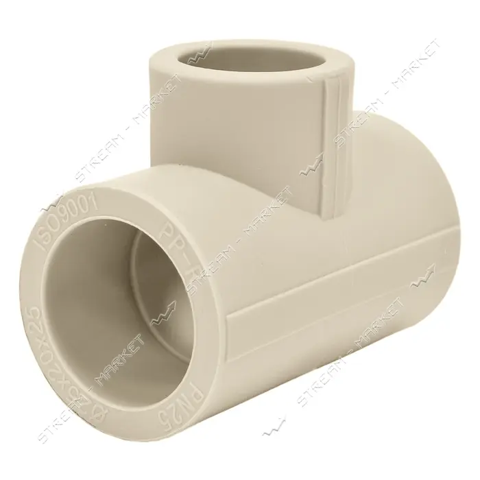 Тройник полипропиленовый переходной 32x25x32 KLD                                                    