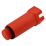 Пробка ремонтная KLD  PPR длинная 1/2"Н красная                                                     