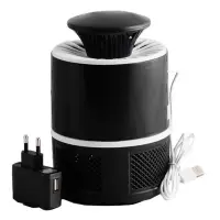 Светильник уничтожитель насекомых Lemanso LM3401 5W 110-240V USB плюс адаптер РР черный             