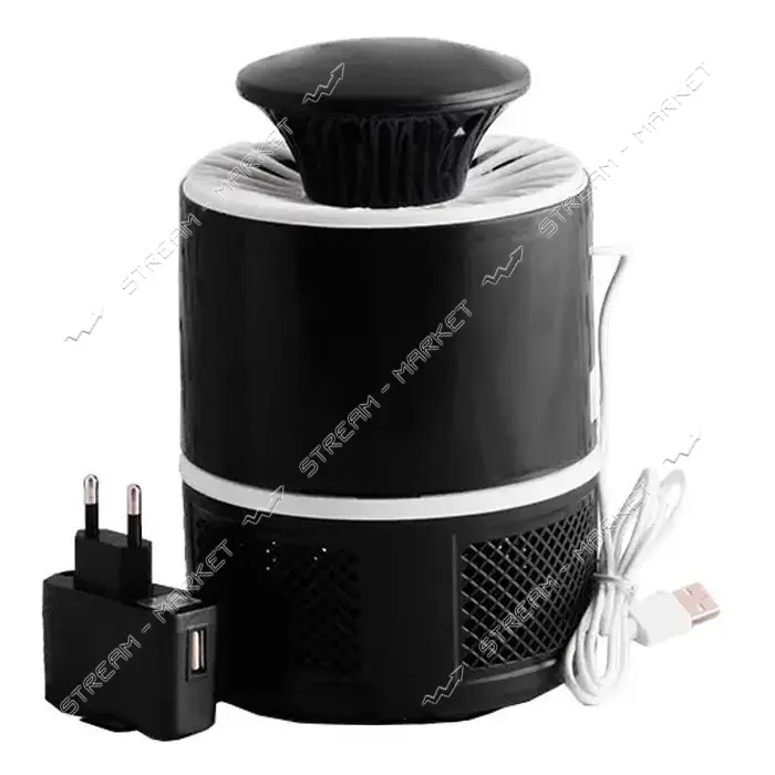 Светильник уничтожитель насекомых Lemanso LM3401 5W 110-240V USB плюс адаптер РР черный