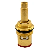 Кран букса для смесителя MASTER LONG 1/2" квадратный маховик керамика