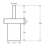 Кран букса для смесителя MAYFAIR 1/2" резина                                                        