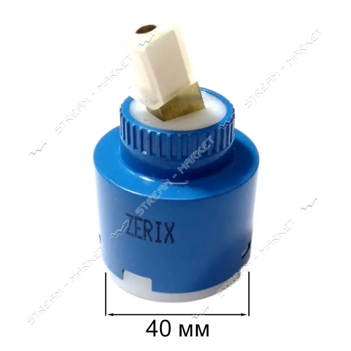 Картридж Zerix WKF-046-L 40мм латунный шток                                                         