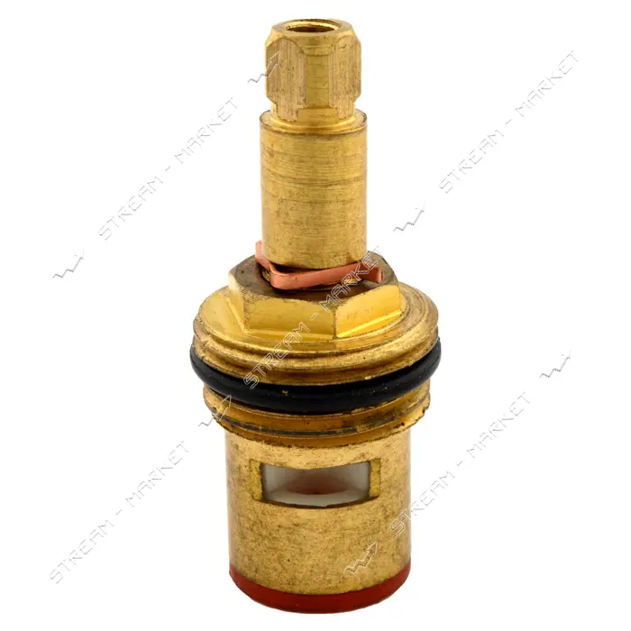 Кран букса для смесителя 1/2" квадратный маховик узкая резьба под узкую юбку керамика