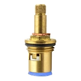 Кранбукса 1/2" керамика квадратный маховик под широкую юбку d24мм полуоборотная