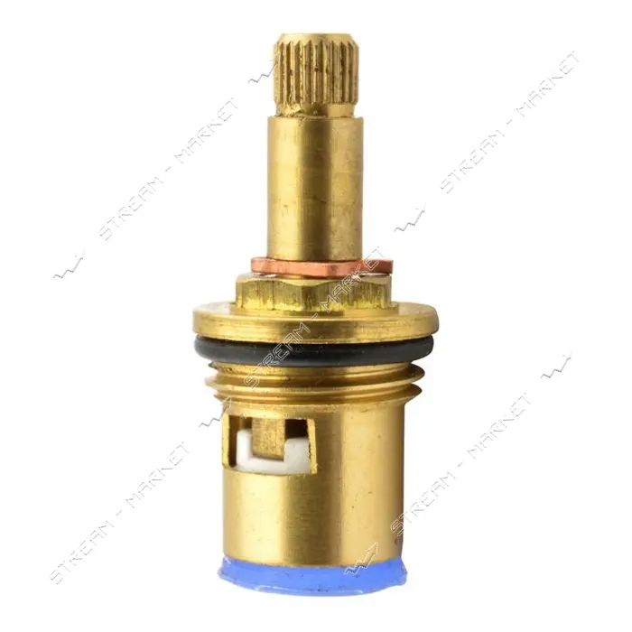 Кранбукса 1/2" керамика квадратный маховик под широкую юбку d24мм полуоборотная