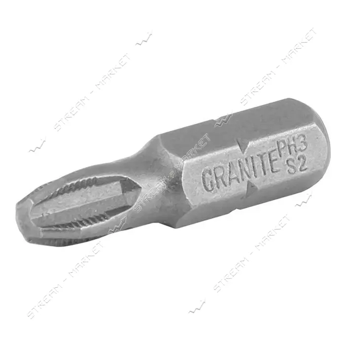 Насадки отверточные Granite 10-03-250 РН3х25мм S2 2шт                                               