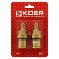 Комплект кран букс для смесителя 1/2 Koer KR.599 цена за комплект                                   
