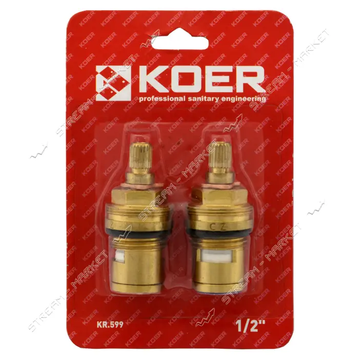 Комплект кран букс для смесителя 1/2 Koer KR.599 цена за комплект
