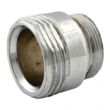 Переходник 3/4" М22 корпуса смесителя на гусак силумин метрическая резьба F08Z                      