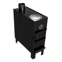 Буржуйка 615х440х220 30 кв.м 36кг                                                                   