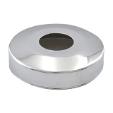 Чашка-декор для эксцентрика смесителя 1/2" круглая d60мм нержавейка глубина 15мм D-18
