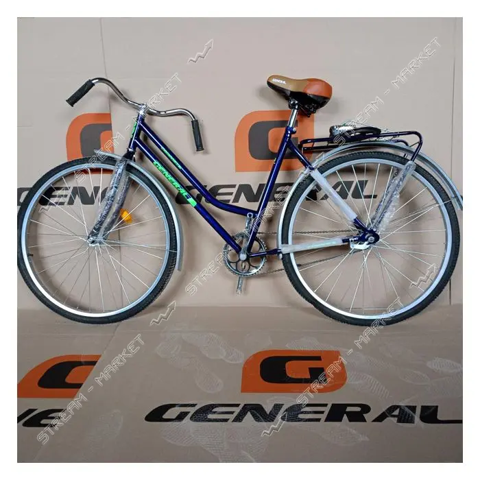 Велосипед General 28" Комфорт женский синий                                                         