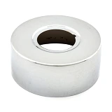 Чашка-декор для эксцентрика смесителя 3/4" плоская d60мм нержавейка глубина 25мм CQH-3