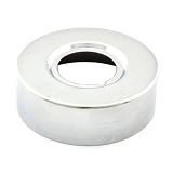 Чашка-декор для эксцентрика смесителя 3/4" плоская d60мм нержавейка глубина 20мм CHTJ-11