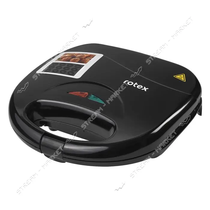 Орешница Rotex RSM130-B 780Вт антипригарное покрытие с пластинами для орешков