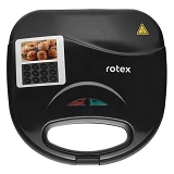 Орешница Rotex RSM130-B 780Вт антипригарное покрытие с пластинами для орешков
