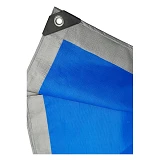 Тент полипропилен водонепроницаемый 180г/м2 6х10м серо-синий Китай                                  
