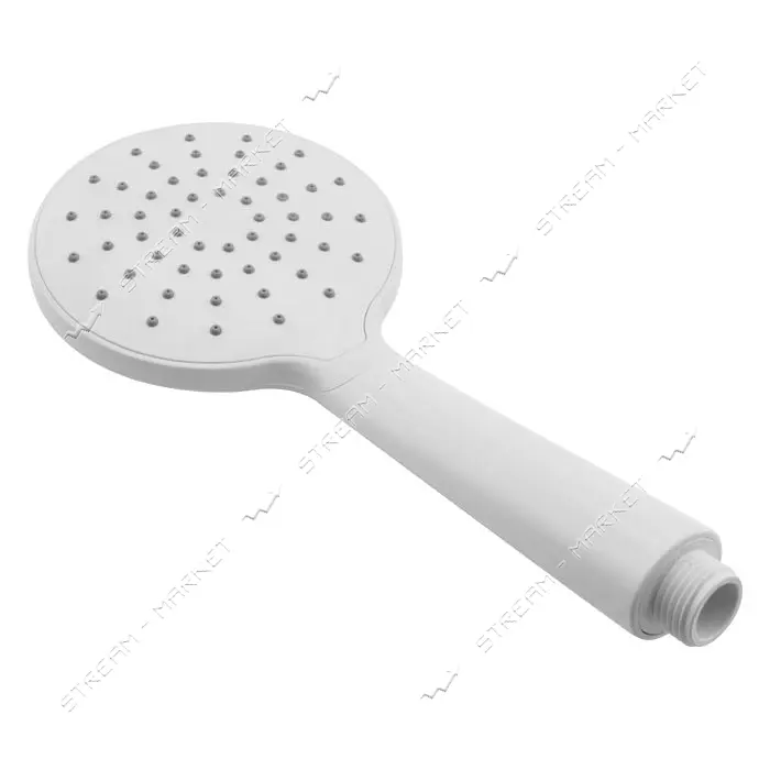 Лейка для душа Zerix SH-35 пластик без переключателя WHITE                                          