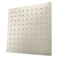 Лейка для душа Zerix SH-004.SUS-20x20см потолочная квадратная нержавеющая сталь SUS304              