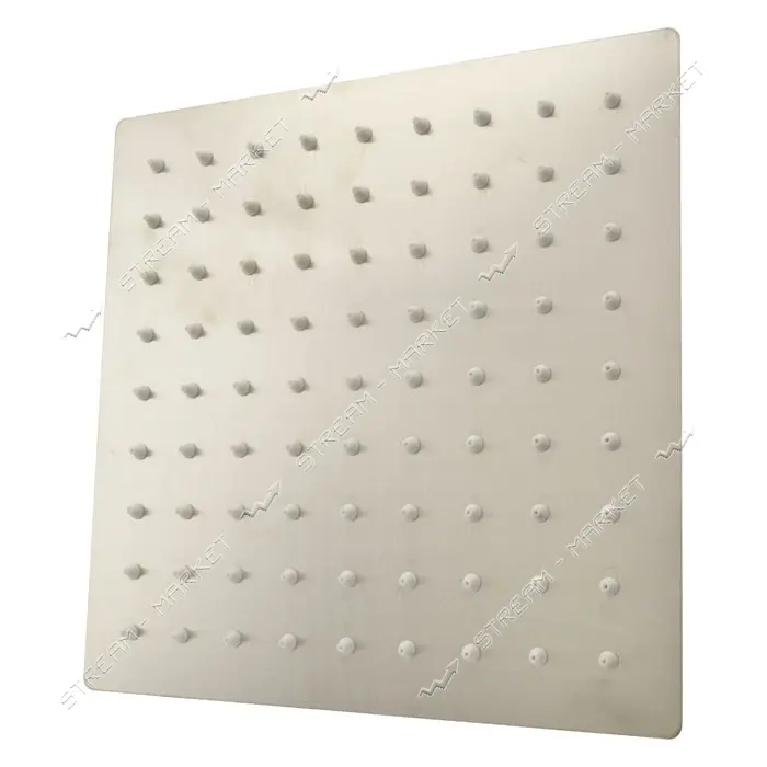 Лейка для душа Zerix SH-004.SUS-20x20см потолочная квадратная нержавеющая сталь SUS304