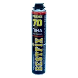 BESTFIX Gun foam 70 litres P-70 Пена монтажная профессиональная 900мл (выход 70л)
