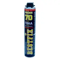 BESTFIX Gun foam 70 litres P-70 Пена монтажная профессиональная 900мл (выход 70л)                   