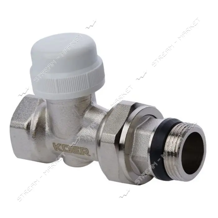 Кран термостатический Koer KR.923-Gi антипротечка прямой 3/4"