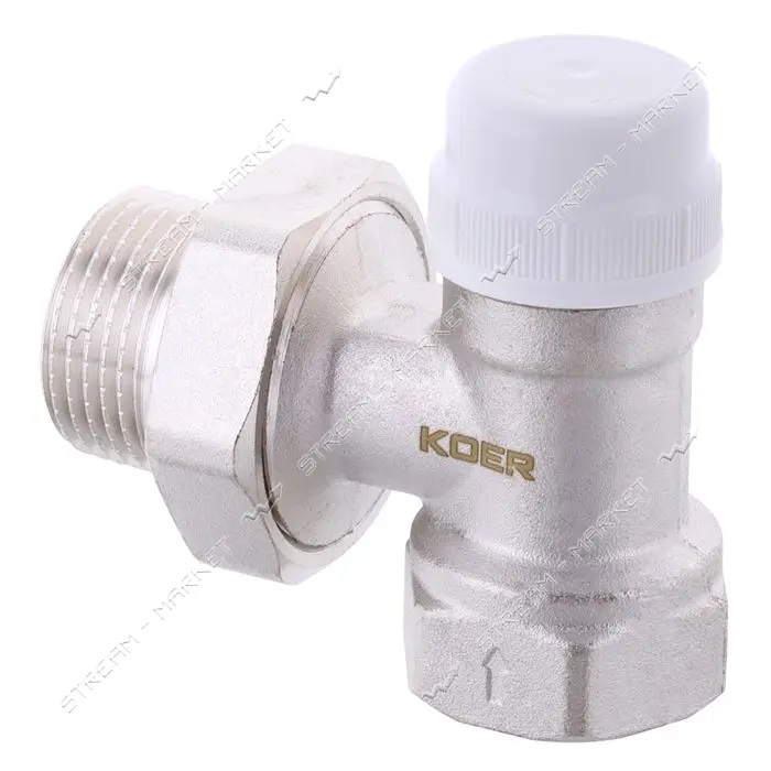 Кран термостатический Koer KR.921 угловой 1"                                                        