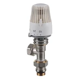 Кран RTL Koer KR.941-Gi 1/2x1/2 с системой антипротечка угловой с термоголовкой
