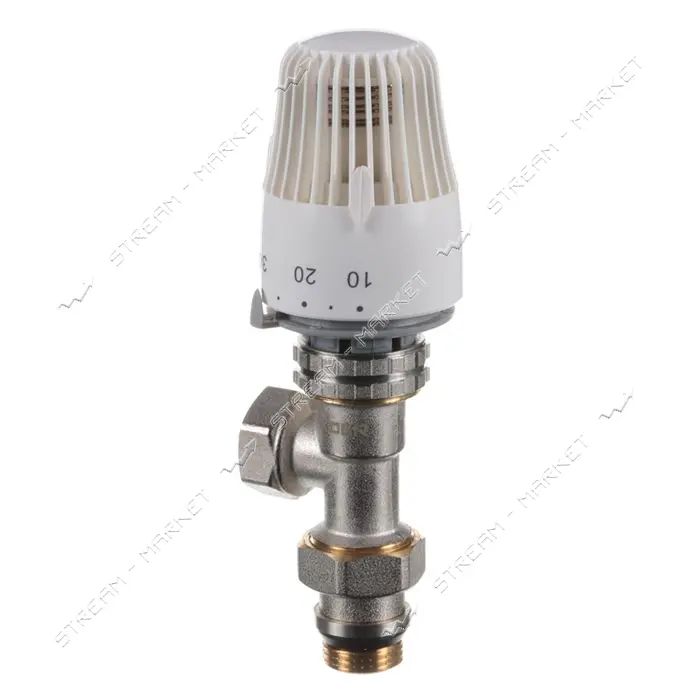 Кран RTL Koer KR.941-Gi 1/2x1/2 с системой антипротечка угловой с термоголовкой
