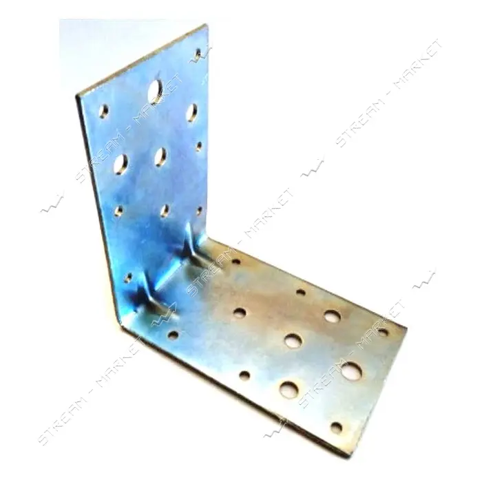 Уголок 240 цинк 120x120x80x2мм 2 ребра жесткости                                                    