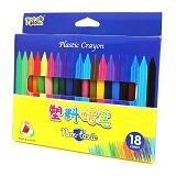 Набор мелков восковых Crayons 18 цветов 3833-18                                                     