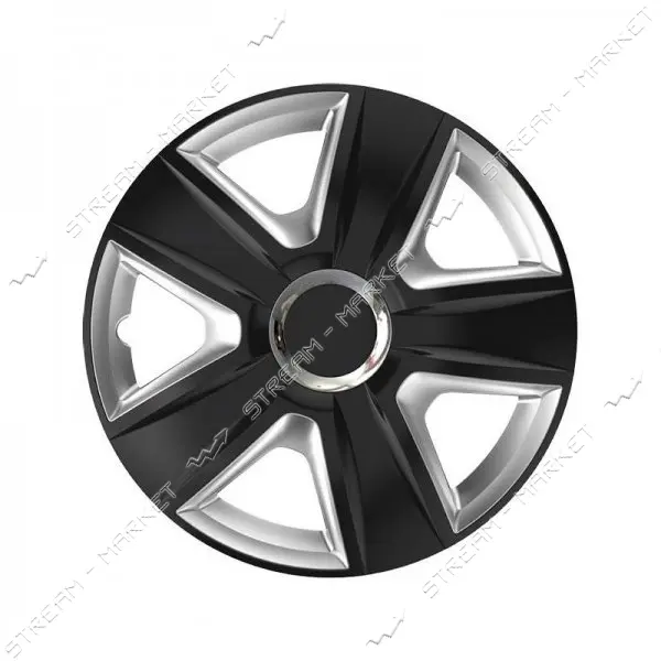 Колпаки Elegant Esprit RC Black&Silver R13 комплект                                                 