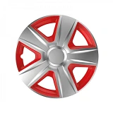 Колпаки Elegant Versaco Esprit Silver&red R14 комплект                                              