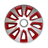 Колпаки Elegant Versaco Stratos Silver&Red R14 комплект                                             