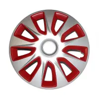 Колпаки Elegant Versaco Stratos Silver&Red R14 комплект                                             