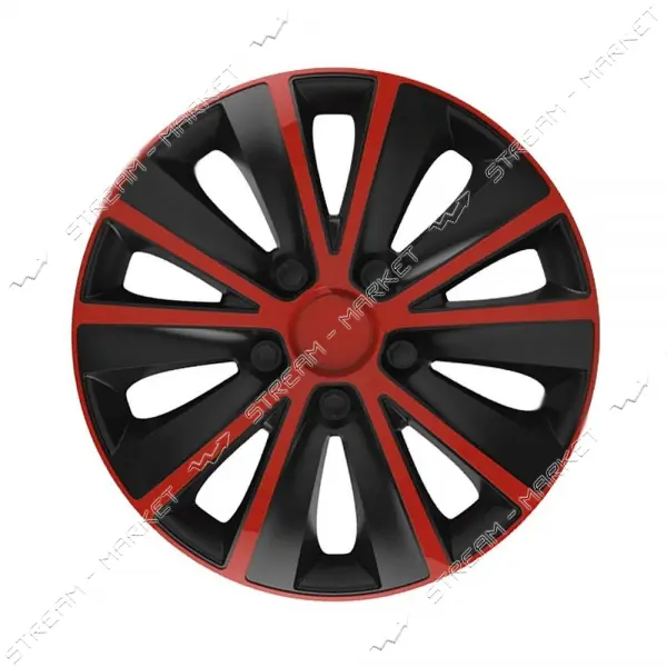 Колпаки Elegant Versaco Rapid Red Black R15 комплект