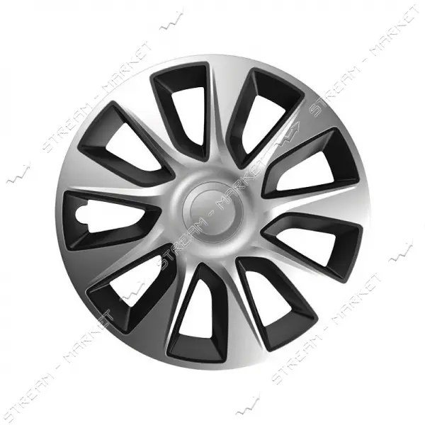 Колпаки Elegant Versaco Stratos Silver&Black R16 комплект