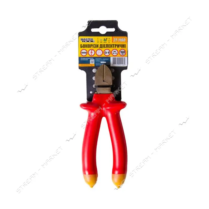 Бокорезы диэлектрические Mastertool 27-1160 хром-ванадий 160мм СrV