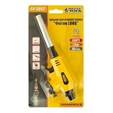 Горелка для газового баллона Mastertool 44-5042 с пьезоподжигом Фотон LONG d14мм 1300С              
