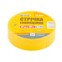 Ізолента Mastertool 44-9310 ПВХ 0.15х17мм 10м 10шт жовта                                            