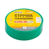 Изолента Mastertool 44-9410 ПВХ 0.15х17мм 10м 10шт зеленая                                          