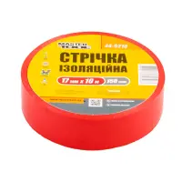 Ізолента Mastertool 44-9210 ПВХ 0.15х17мм 10м 10шт червона                                          