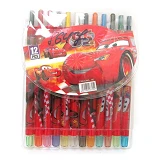 Мелки восковые Crayons CR L набор 12 цветов PVC 8647                                                