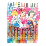 Мелки восковые Crayons PR L набор 12 цветов PVC 8650                                                