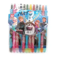 Мелки восковые Crayons FZ L набор 12 цветов PVC 8651