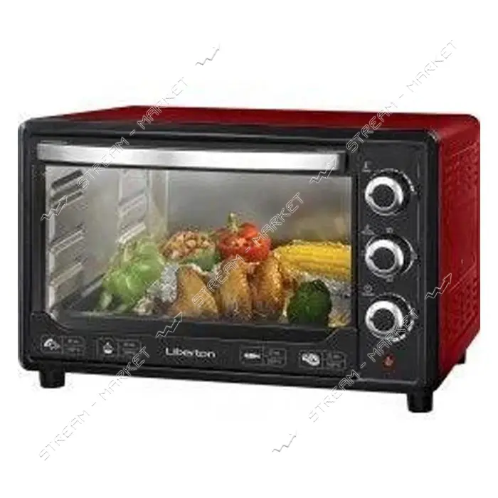 Электродуховка Liberton LEO-480 48л красная                                                         