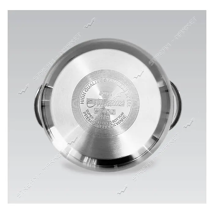 Кастрюля Maestro MR-3516-20 d20см 4л нержавеющая сталь плюс крышка индукция