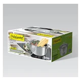 Кастрюля Maestro MR-3519-24 d24см 5.8л нержавеющая сталь плюс крышка индукция